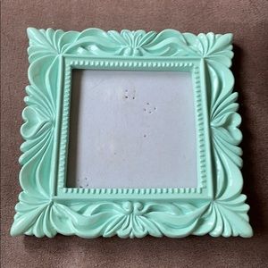 Home decor turquoise frame